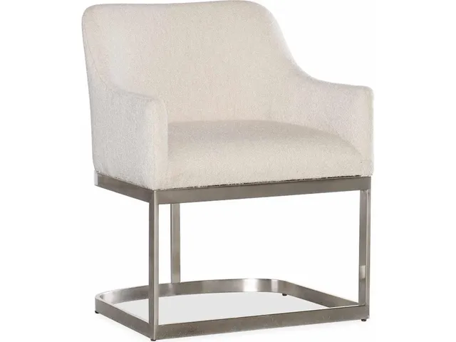 Modern Mood Upholstered Arm Chair w/Metal Base