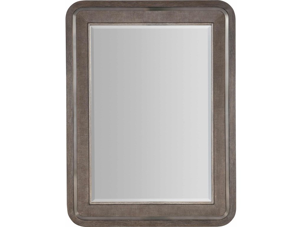 Modern Mood Raffia Landscape Mirror - main image