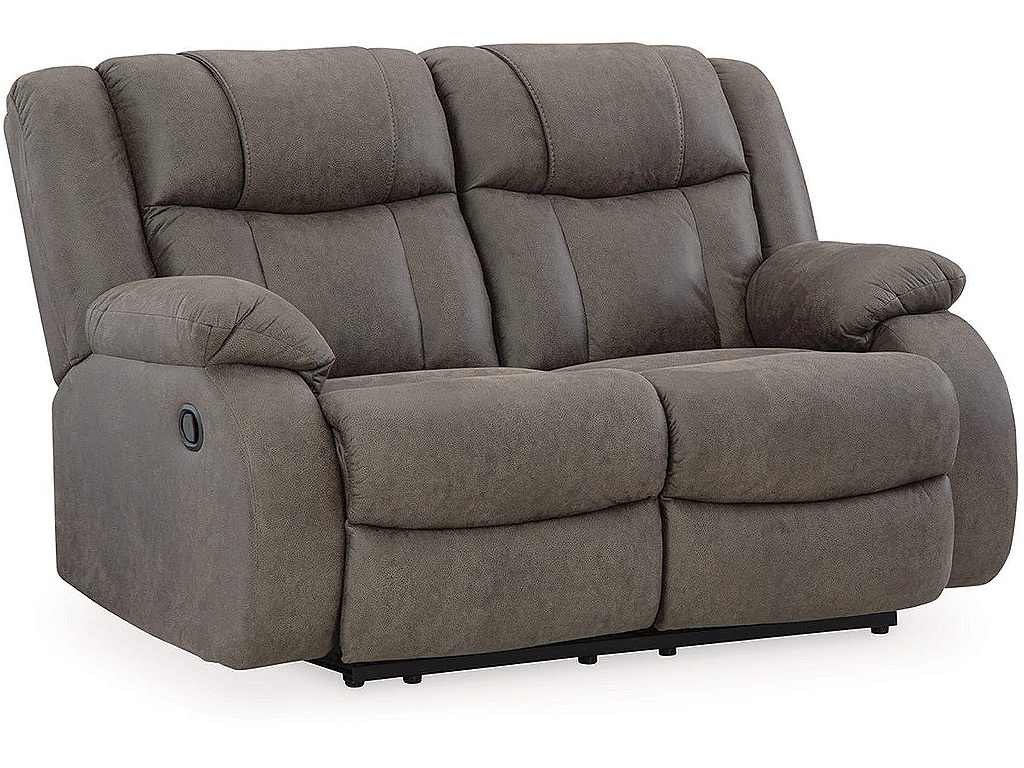 First Base Reclining Loveseat and 2 Recliners - image 8