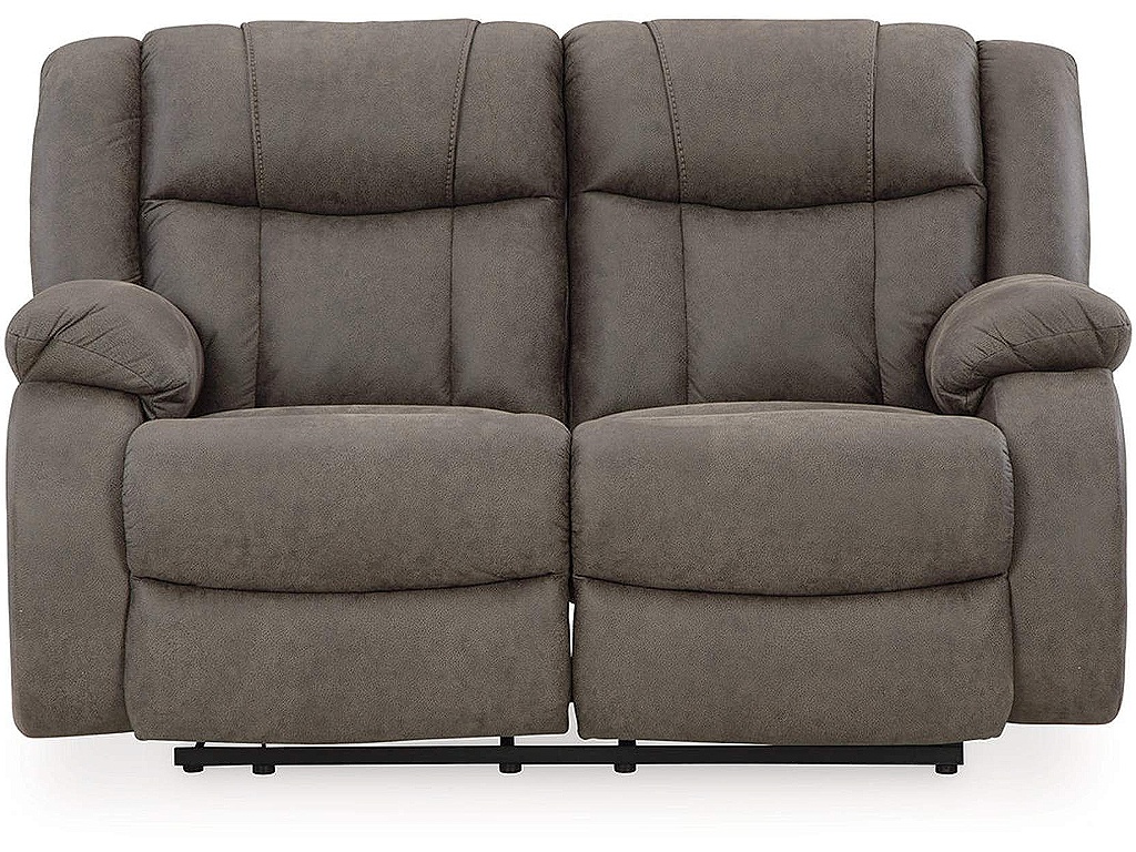 First Base Reclining Loveseat and 2 Recliners - image 7