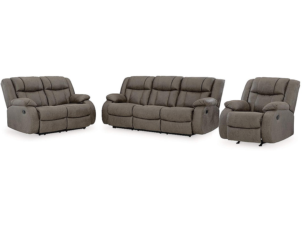 First Base Reclining Sofa, Loveseat and Recliner - image 1