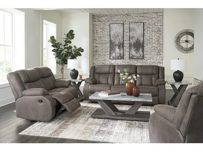 First Base Reclining Sofa, Loveseat and Recliner