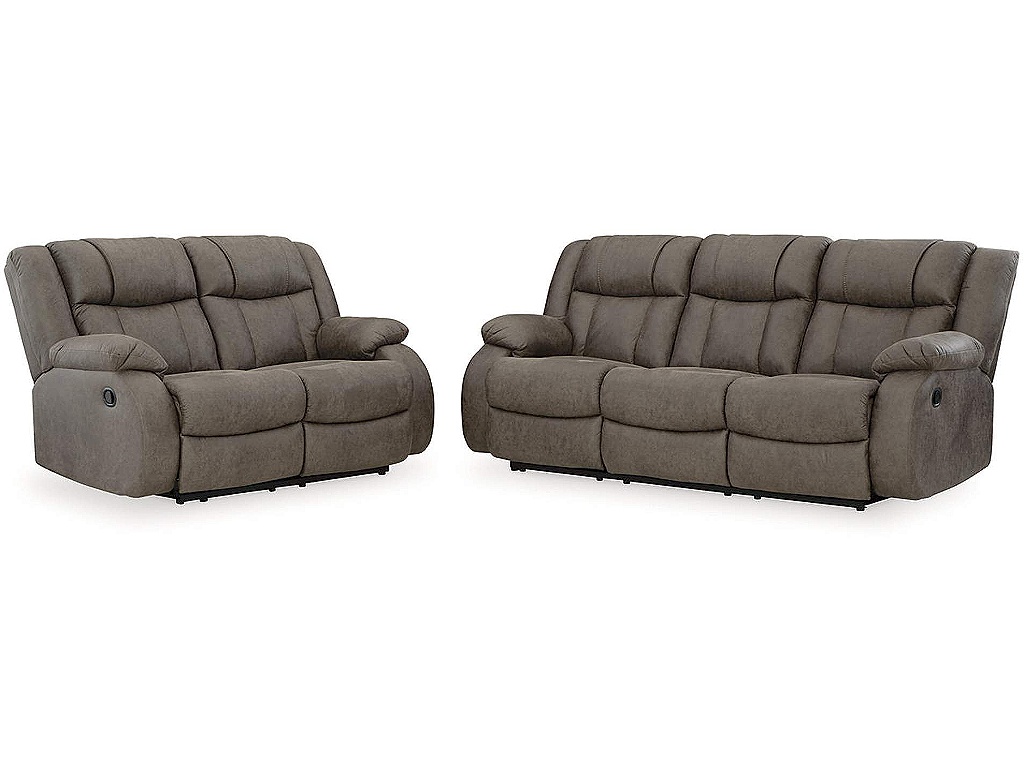 First Base Reclining Sofa and Loveseat - image 1