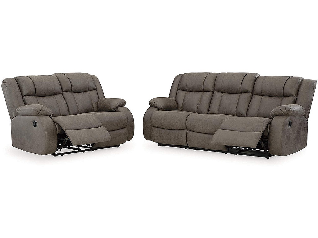 First Base Reclining Sofa and Loveseat - image 2