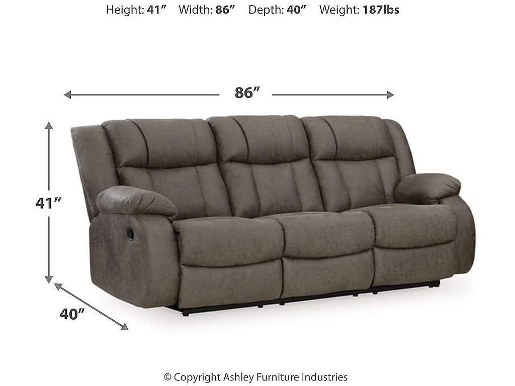 First Base Reclining Sofa, Loveseat and Recliner - image 19