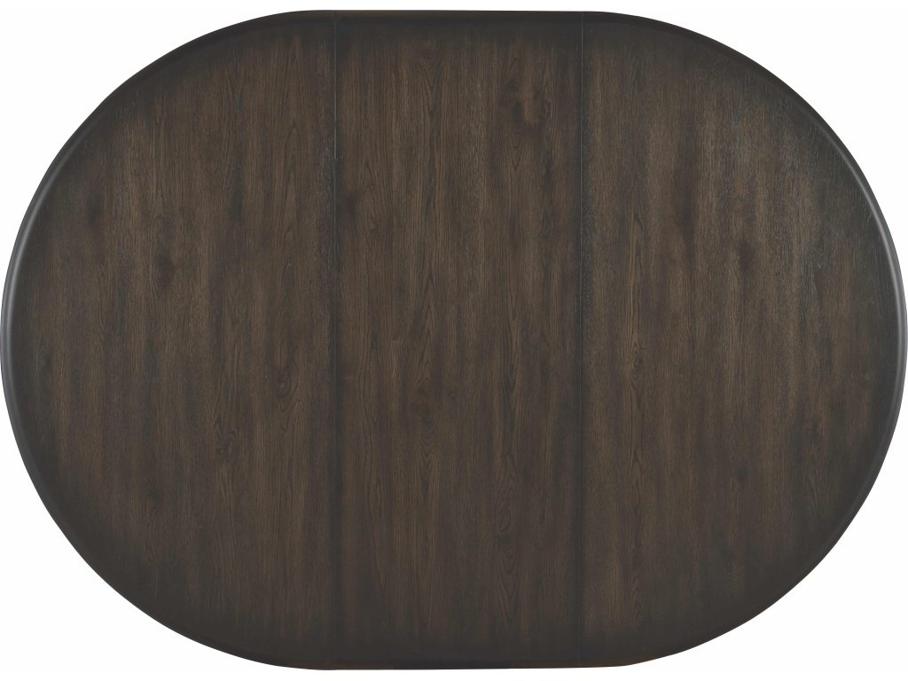 Retreat Pole Rattan Round Dining Table w/1-20in leaf - image 3