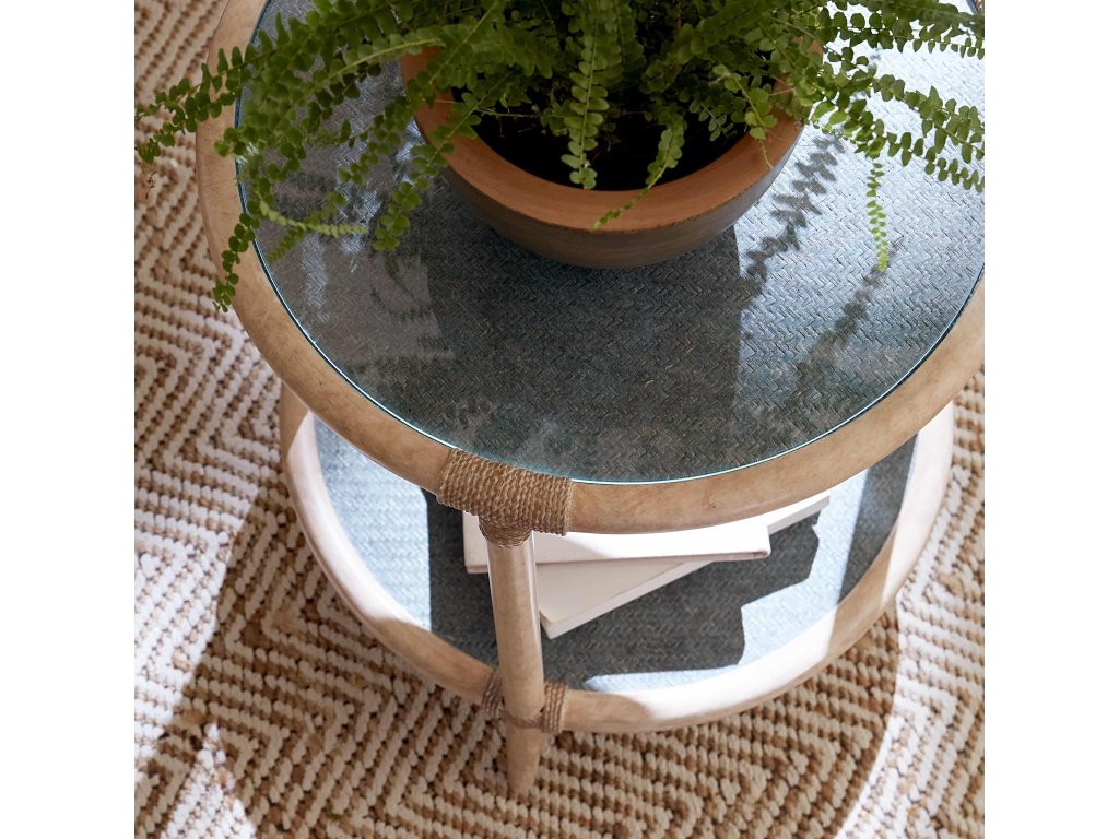 Retreat Raffia End Table - image 3