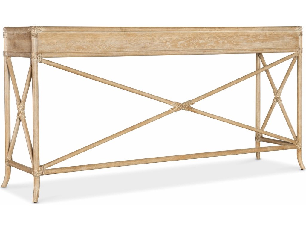 Retreat Pole Rattan Console - image 1