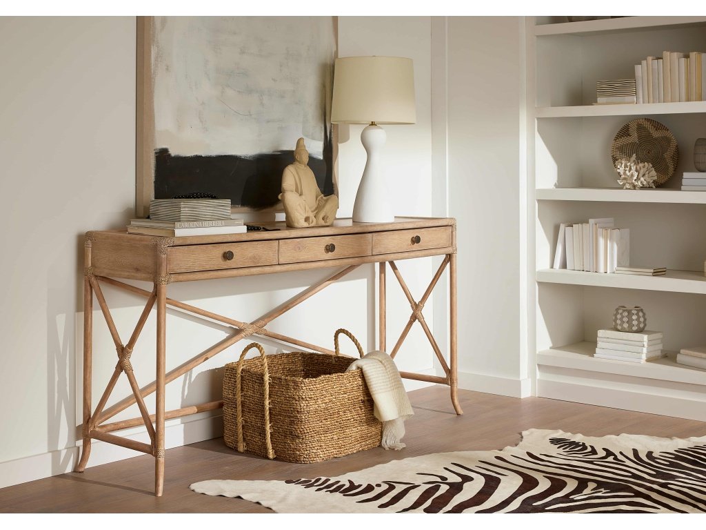 Retreat Pole Rattan Console - image 4