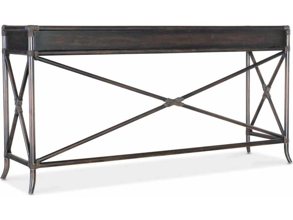 Retreat Pole Rattan Console - image 1