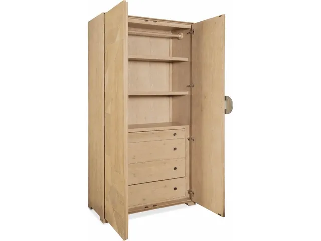 Retreat Split Rattan Wardrobe