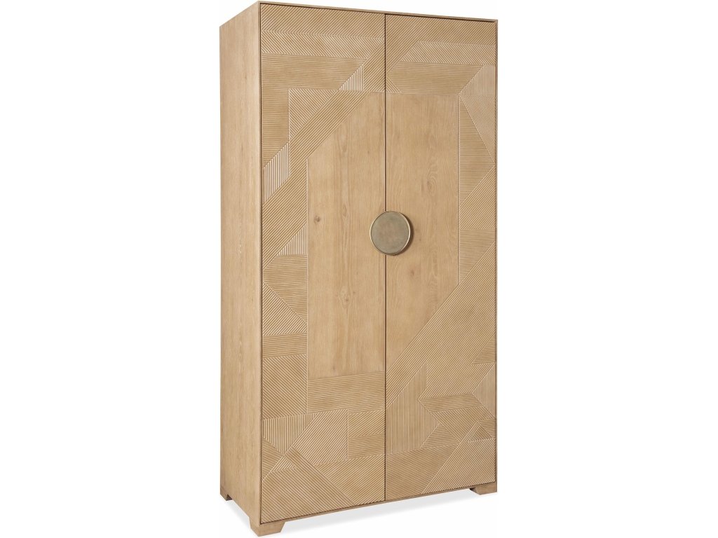 Retreat Split Rattan Wardrobe - main image