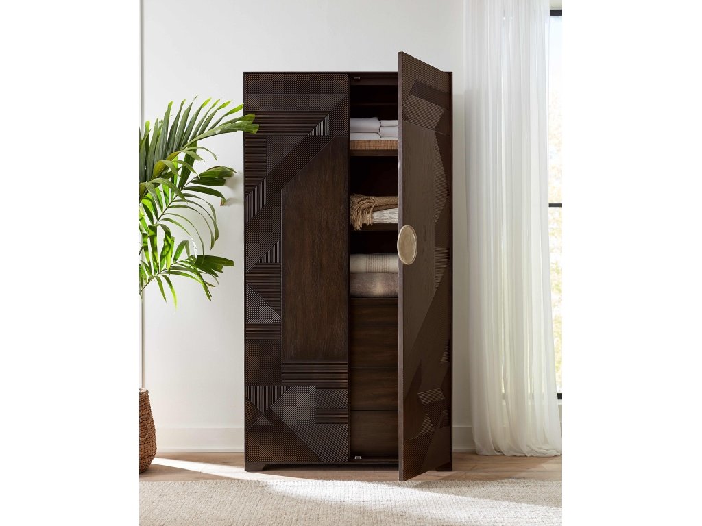 Retreat Split Rattan Wardrobe - image 3