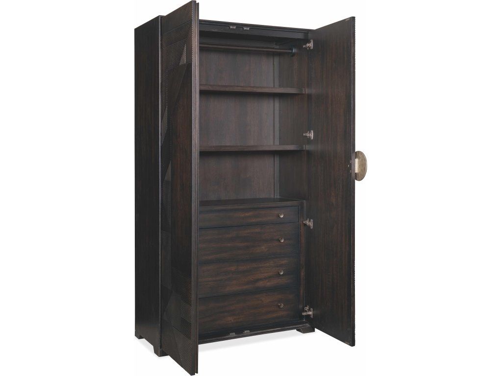 Retreat Split Rattan Wardrobe - image 1