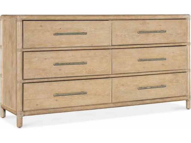 Retreat Pole Rattan Dresser