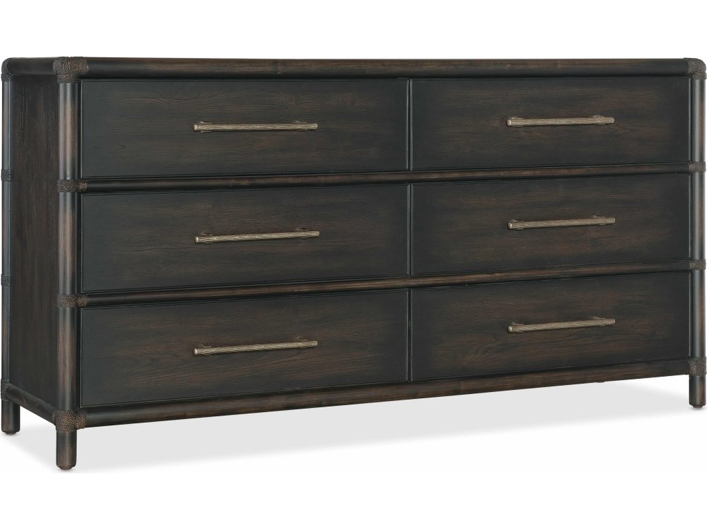 Retreat Pole Rattan Dresser - main image