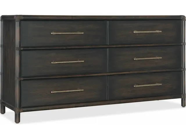 Retreat Pole Rattan Dresser