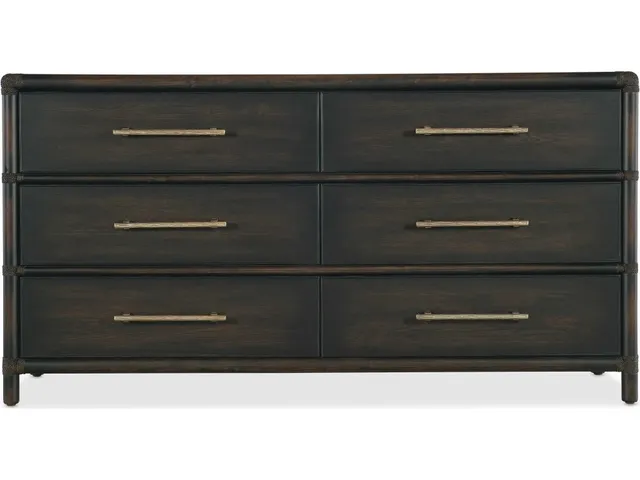 Retreat Pole Rattan Dresser
