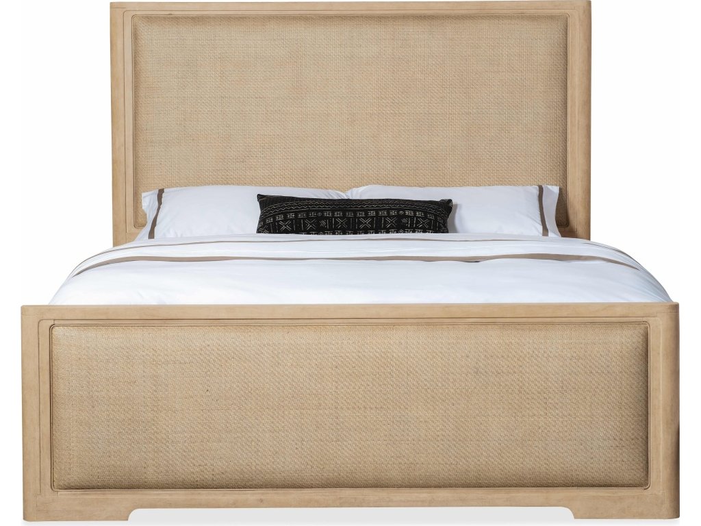 Retreat King Cane Panel Bed - image 1