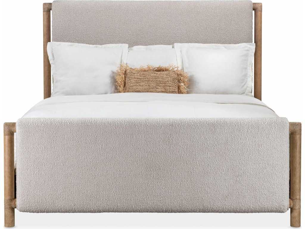 Retreat King Upholstered Panel Bed - image 1