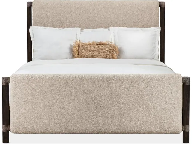 Retreat King Upholstered Panel Bed