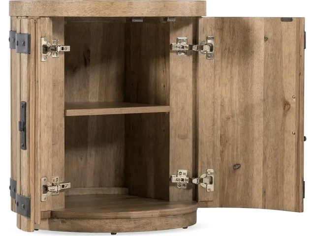 Vineyard Row Wine Barrel End Table - Alternative View