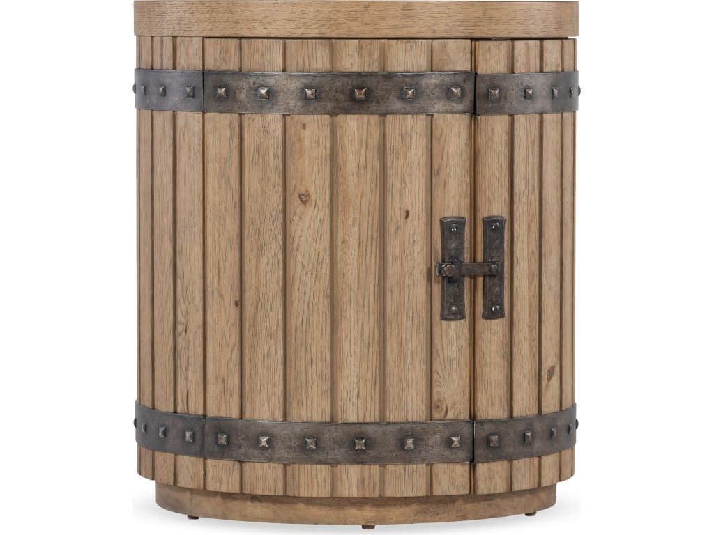 Vineyard Row Wine Barrel End Table - main image