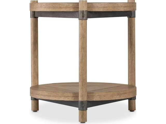 Vineyard Row Round End Table