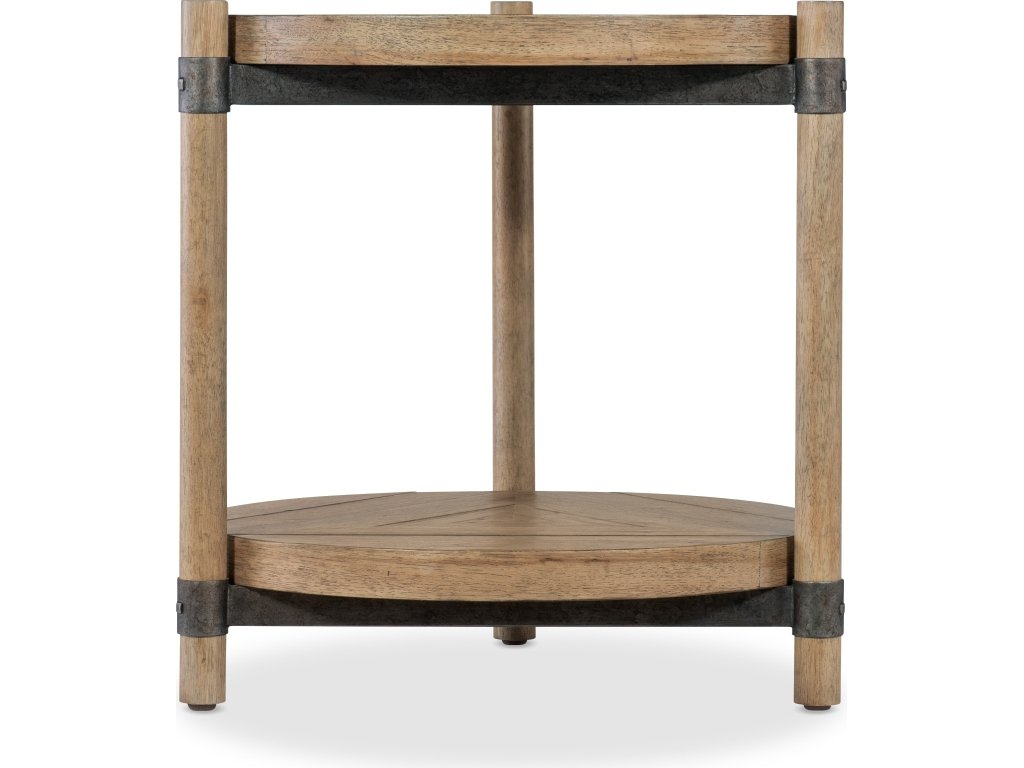 Vineyard Row Round End Table - image 1