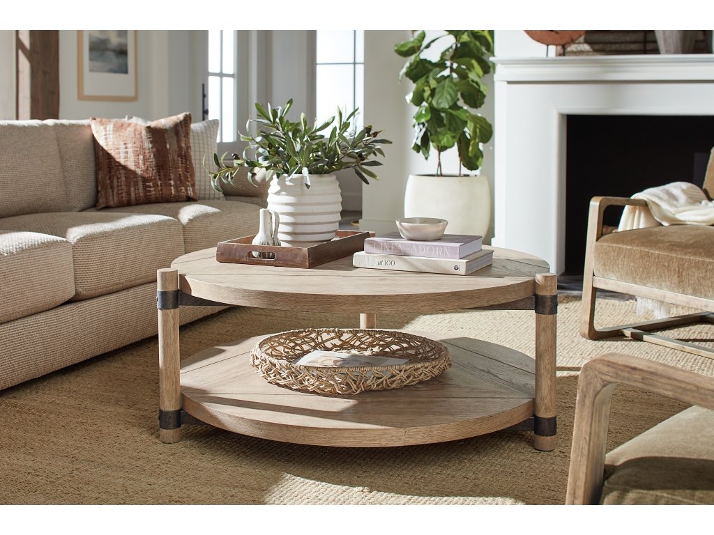 Vineyard Row Round Cocktail Table - image 3