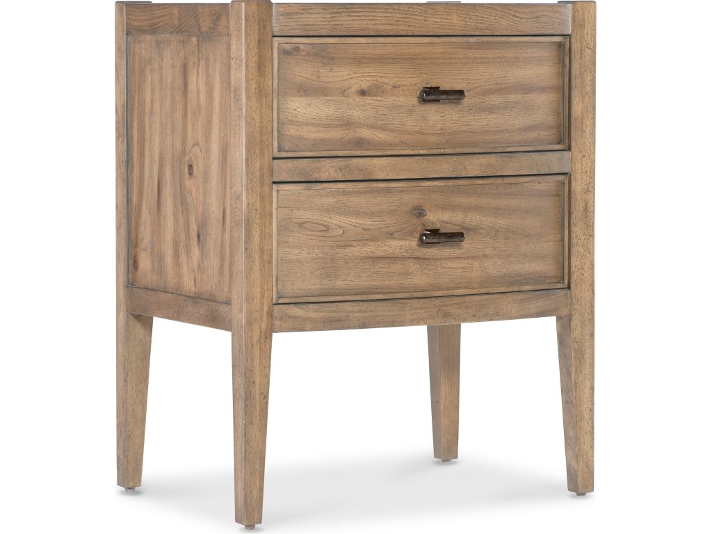 Vineyard Row Two Drawer Nightstand - main image
