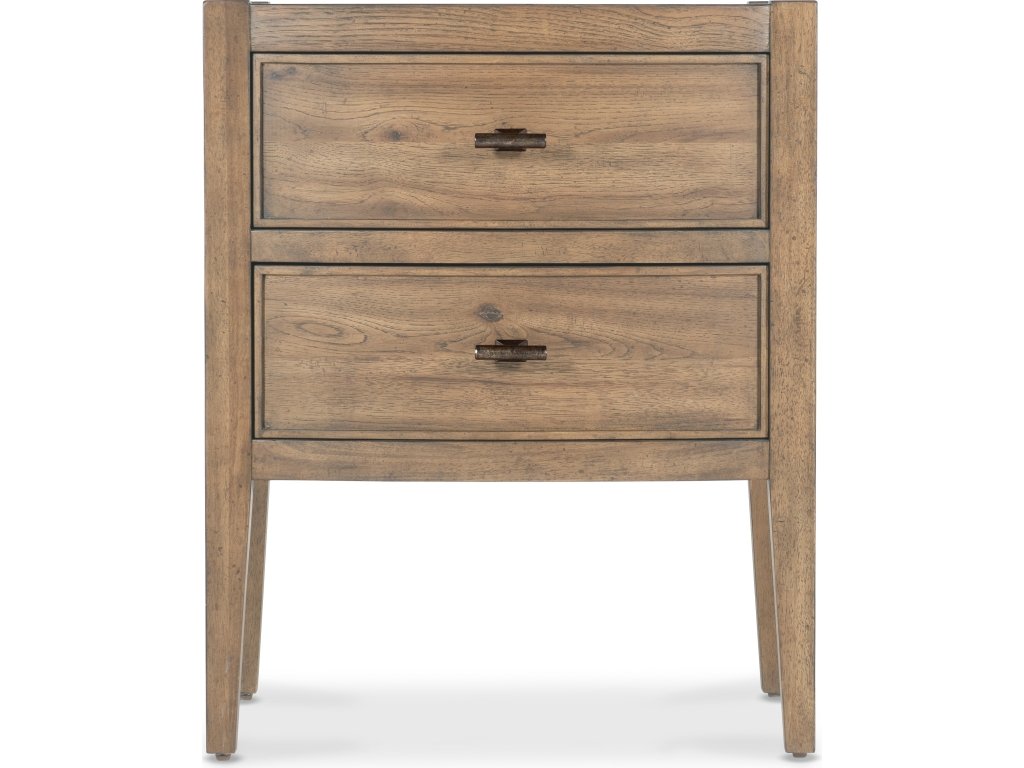 Vineyard Row Two Drawer Nightstand - image 1