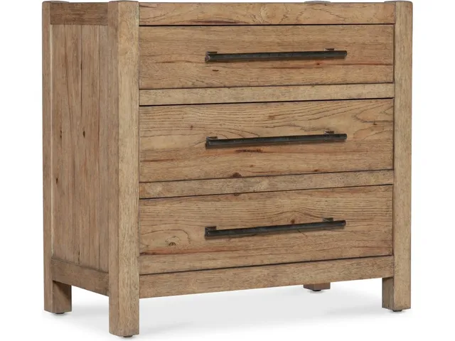 Vineyard Row Three-Drawer Nightstand