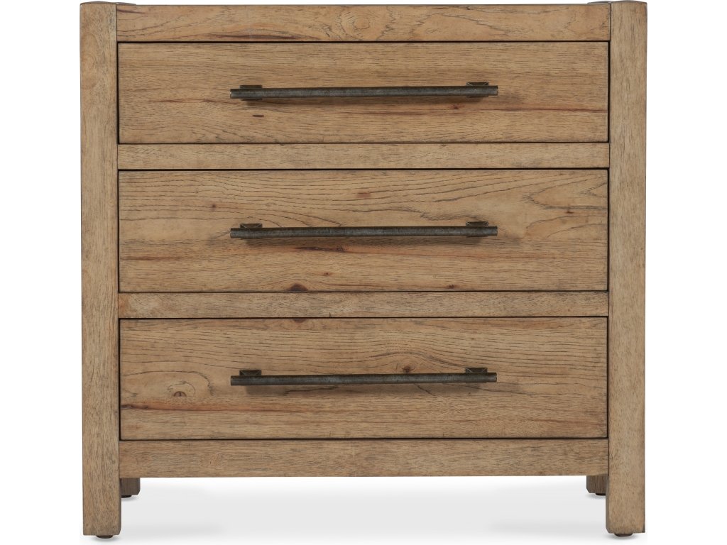 Vineyard Row Three-Drawer Nightstand - image 1