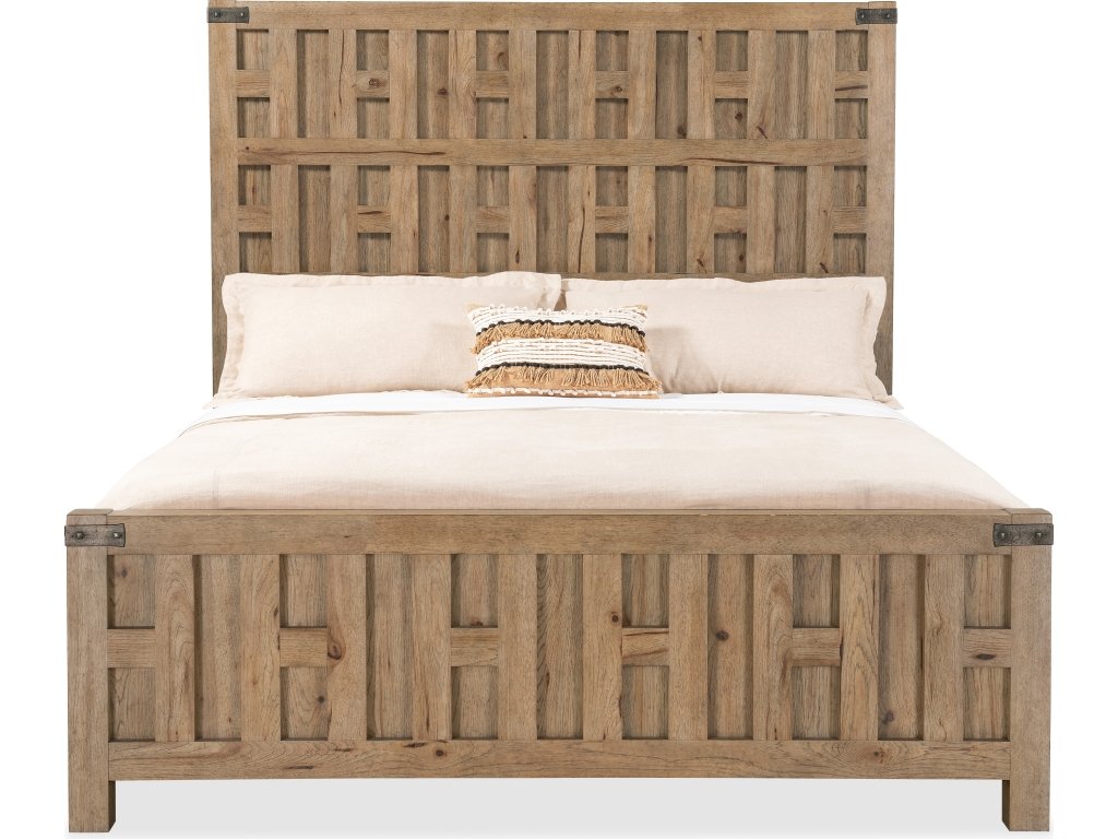 Vineyard Row King Panel Bed - image 1