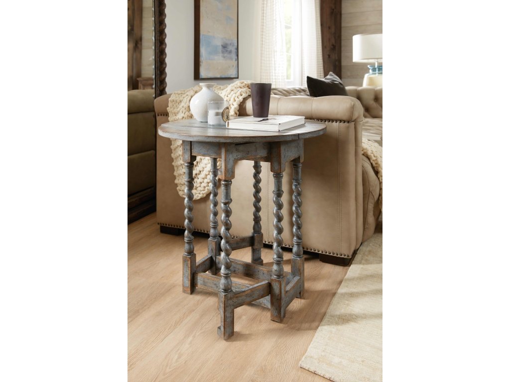 La Grange Prause Gate Leg Round Table - image 3