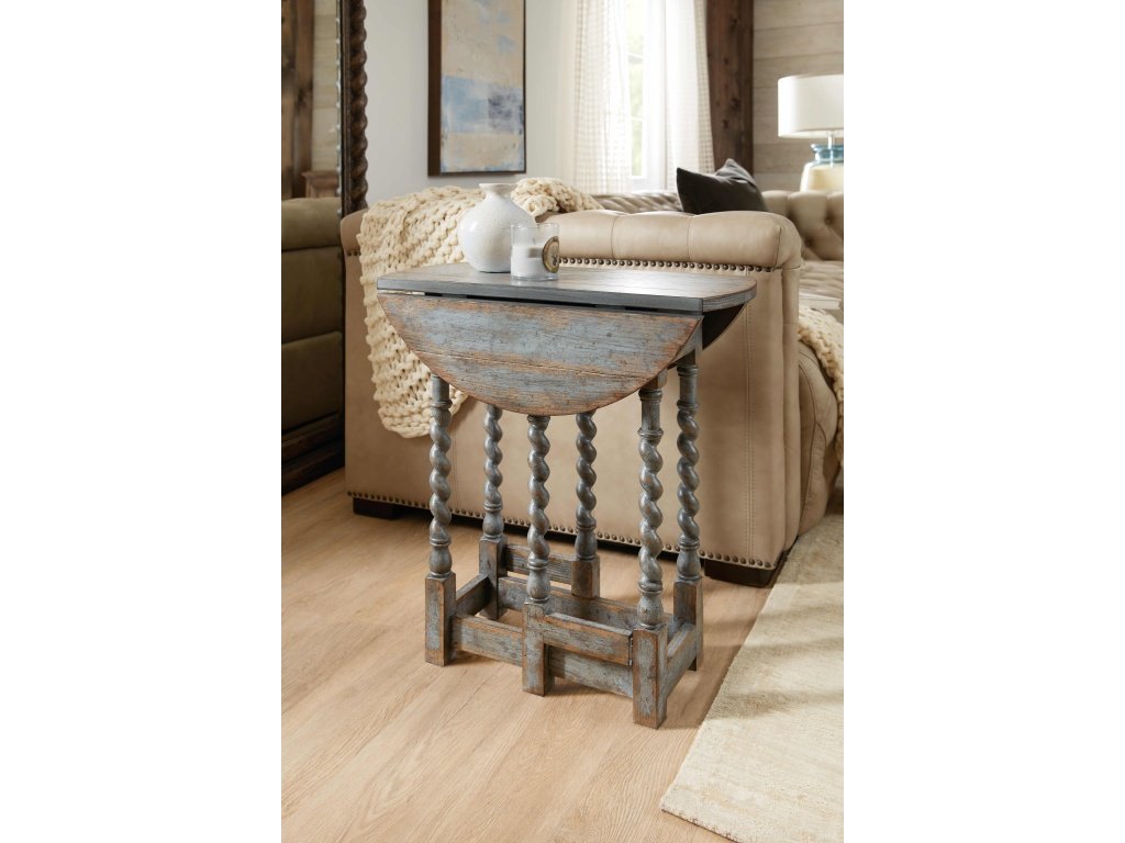 La Grange Prause Gate Leg Round Table - image 4