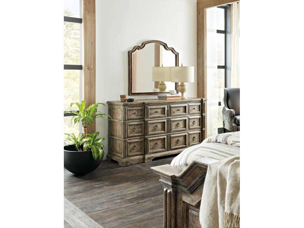 La Grange Rolling Hill Nine-Drawer Dresser - image 5