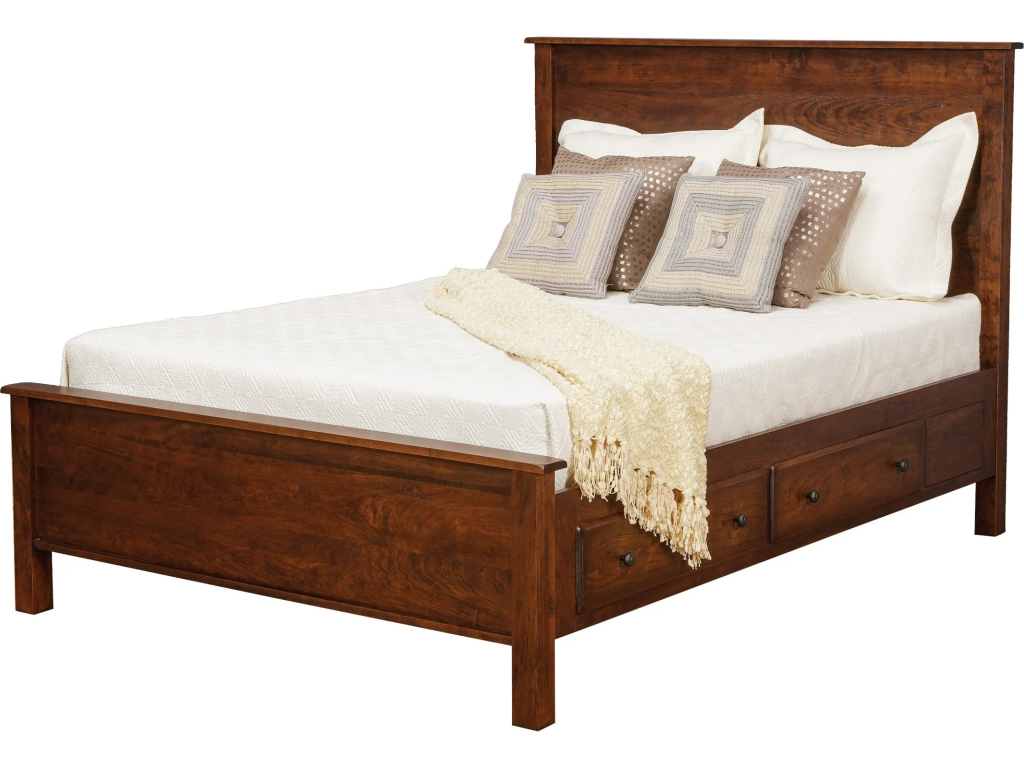 Lewiston King Panel Bed w/ 2 30" Drawers - main image