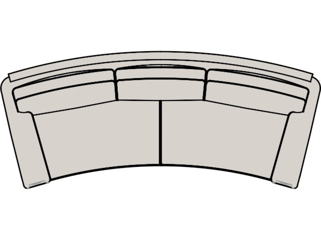 Melville Stationary Conversation Sofa 8-Way Tie - image 4
