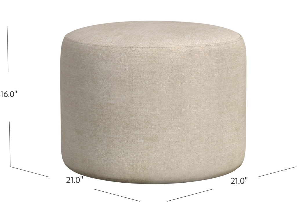 Anderson Round Ottoman - image 2