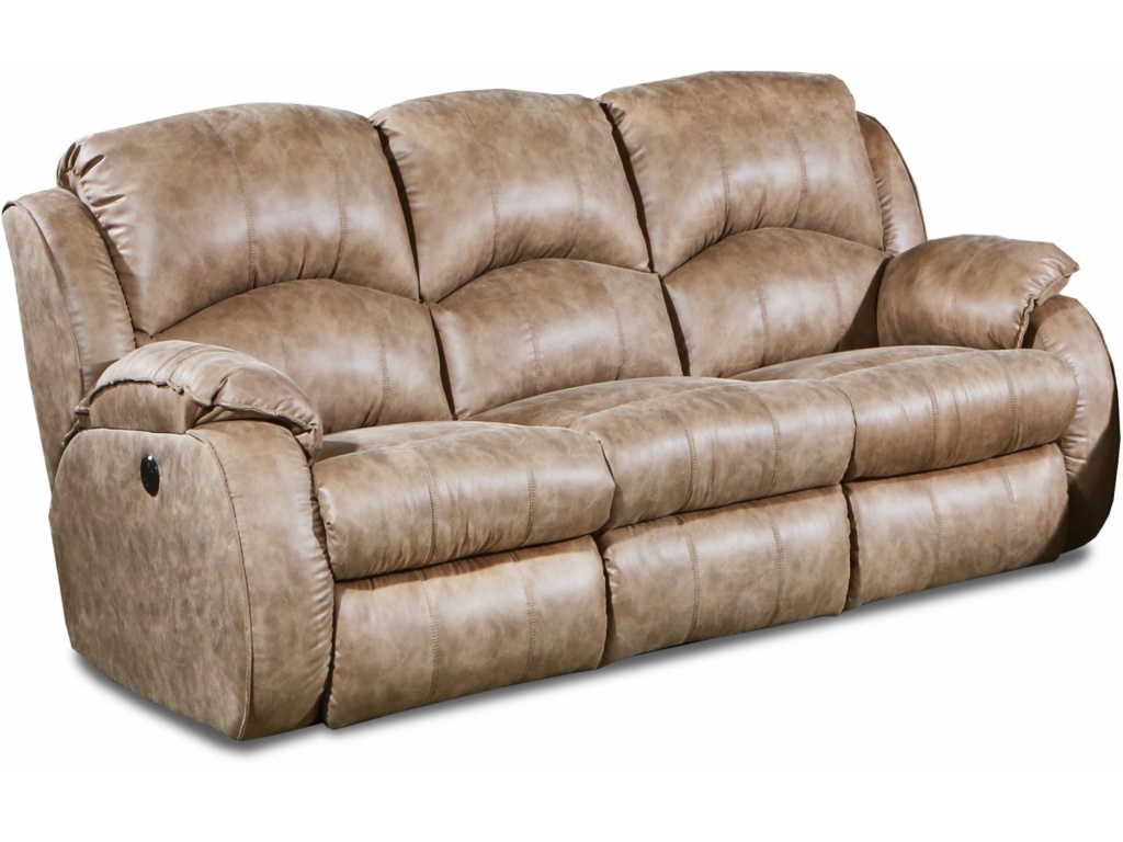 Double Reclining Power Headrest Loveseat - image 4