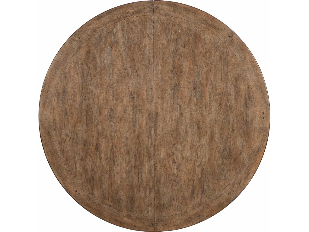 Americana Round Pedestal Dining Table w/1-22in leaf - image 4