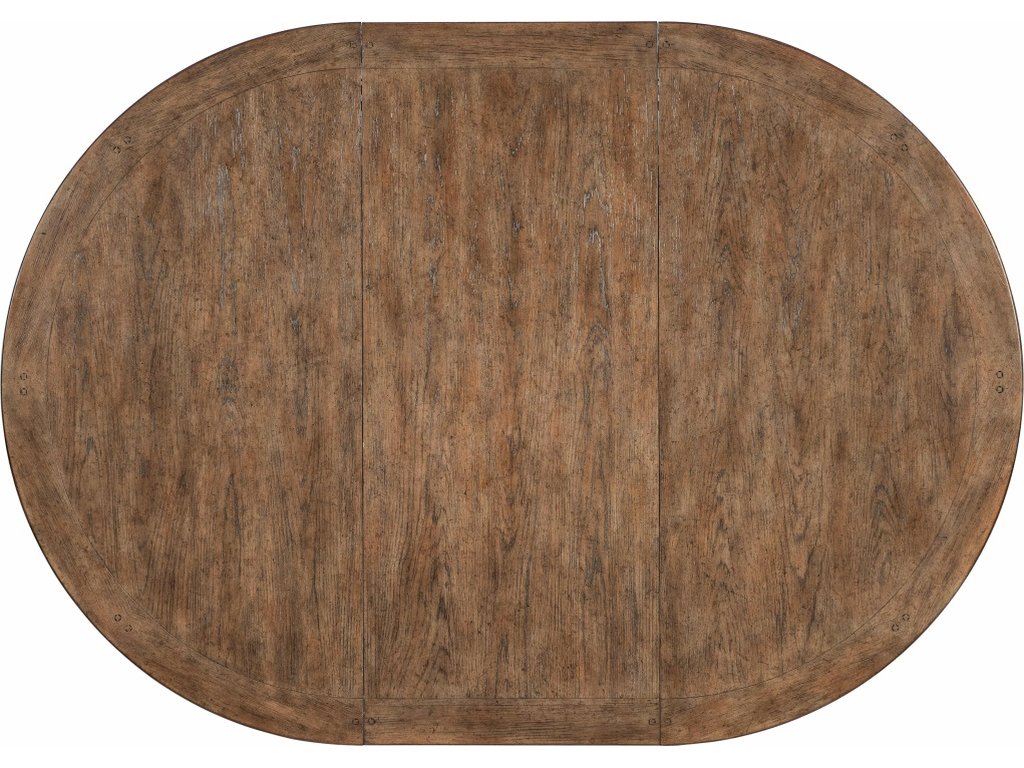 Americana Round Pedestal Dining Table w/1-22in leaf - image 5