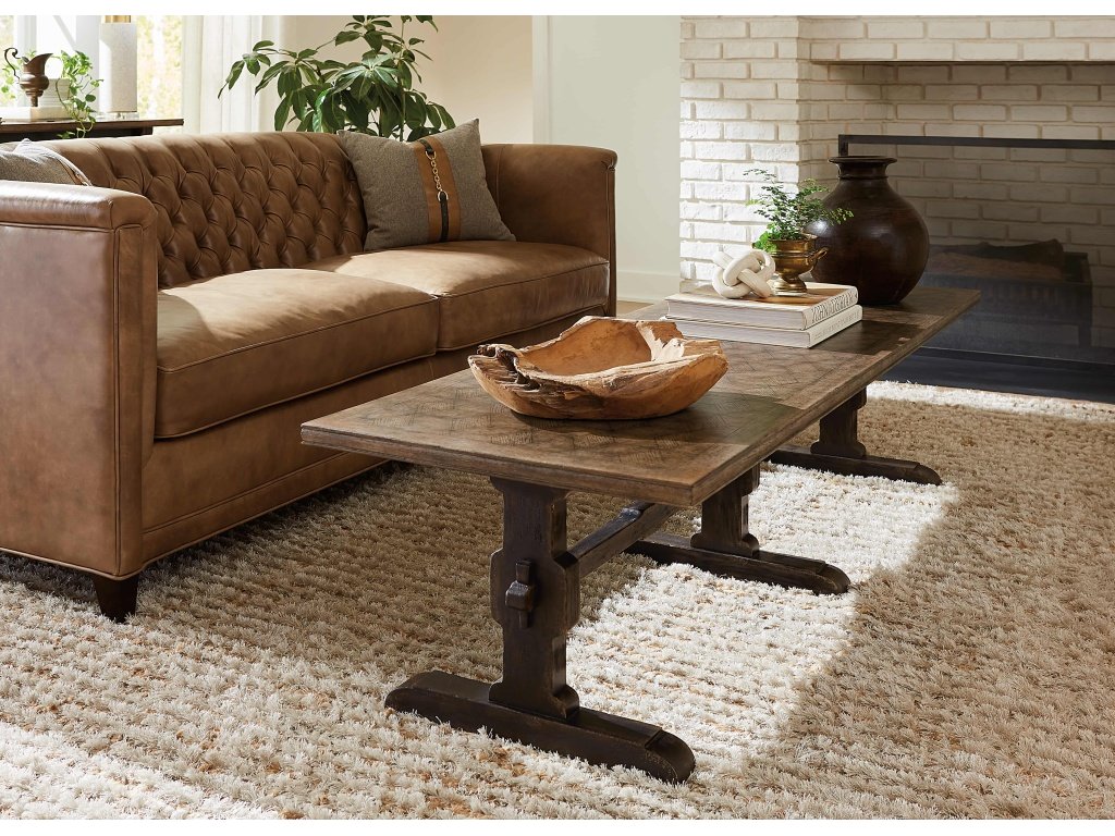 Americana Trestle Rectangle Cocktail Table - image 5