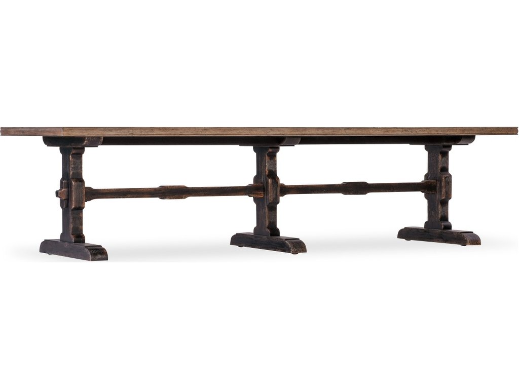 Americana Trestle Rectangle Cocktail Table - main image