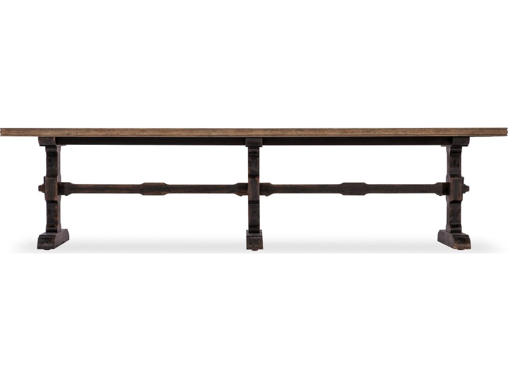 Americana Trestle Rectangle Cocktail Table - image 1