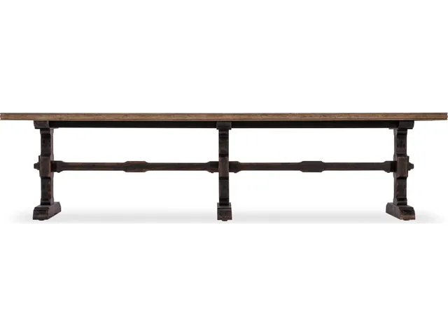 Americana Trestle Rectangle Cocktail Table - Alternative View
