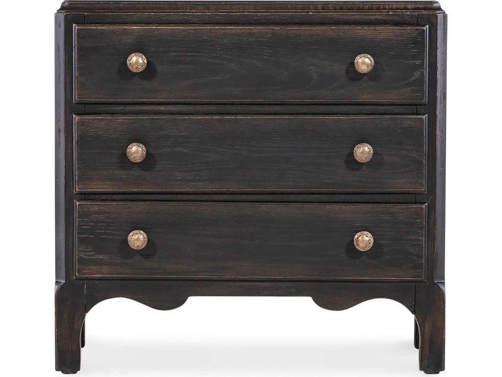 Americana Three-Drawer Nightstand - image 1