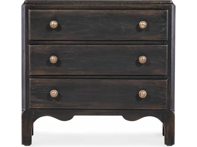 Americana Three-Drawer Nightstand - Alternative View